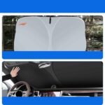 Custom Made Windscreen Sun Shade Compatible with Maserati MC20 Cielo 2024-2025,Sun Protection,Inner Foldable car Sunshade(Silver) - Image 7