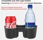 Yumzeco Compatible with 2022 2023 2024 2025 2026 Tesla Model S/X Cup Holder Insert, Center Console Cup Holder Inserts for 2022-2026 Model S/X Plaid/Long Range Accessories - Image 5