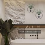 GREENTIME 4 Pcs Hanging Planters with 15in Artificial Eucalyptus Plants for Indoor Outdoor Home Bathroom Living Room Wall Decor (Black, Circle) - Image 5