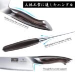 HOSHANHO 7 Pieces Kitchen Knife Set, Japanese High Carbon Stainless Steel Magnetic Knife Block Set, Ultra Sharp Chef Knives Sets with Ergonomic Pakkawood Handle - Image 4