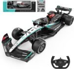 Voltz Toys Mercedes-AMG F1 W15 1:12 Scale RC Car – Officially Licensed Formula 1 Remote Control Race Car, 2.4GHz for Boys, Girls and Collectors (1:12 Mercedes-AMG F1 W15)