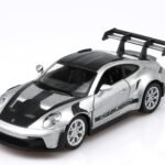 1/36 Scale Porsche 911 GT3 Diecast Car Models,Pull Back Vehicles Porsche 911 Toy Car,Cars Gifts for Boys Girls （Silver）