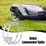2Pcs Stainless Steel Robotic Lawnmower Spikes with 12pcs Screws for Husqvarna Automower 330/420/430X/435X/440/450X/435X AWD/550, Traction Improvement for Robot Lawnmower Wheel Size 252mm - Image 6