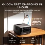 EF ECOFLOW Portable Power Station RIVER 3 Plus, 286Wh/12800mAh LiFePO4 Battery, 3 Up to 1200W AC Outlets, - Image 2