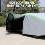 Car Cover Waterproof for Bentley Bentayga EWB, All Weather Full Exterior Rain Sun Protect, Car Covers for Automobiles with Door Zipper Z0304 - Image 3
