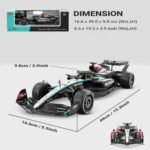 Voltz Toys Mercedes-AMG F1 W15 1:12 Scale RC Car – Officially Licensed Formula 1 Remote Control Race Car, 2.4GHz for Boys, Girls and Collectors (1:12 Mercedes-AMG F1 W15) - Image 3