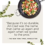 All-Clad HA1 Hard Anodized Nonstick Saute Pan with Lid and Fry Pan Set 4 Quart, 10 Inch Induction Oven Broiler Safe 500F Pots and Pans, Cookware Black - Image 10