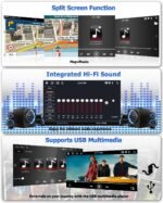 [4Core 64G] Android 15 Car Stereo for Subaru Forester Impreza WRX 2008-2012, Hikity 9 Inch Touchscreen Radio Wireless Carplay Android Auto Mirror Link GPS WiFi Bluetooth FM/RDS/EQ MIC Backup Camera - Image 6