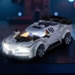 LED Lighting Compatible with Lego 77240 Bugatti Centodieci Hyper Sports Car,RC Light Kit Compatible with Lego Speed Champions 77240,NOT Included The Model Set