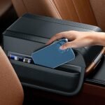 Universal Car Armrest Pad for Subaru WRX/WRX STI VB|S207/S208/RA/RA-R/TC380/S209 2014-2024 Leather Armrest Box Center Console Cover Pad Waterproof Arm Rest Protector Decor,Black - Image 6