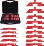 Router Table Setup Blocks Woodworking,14pcs Aluminum Precision Setup Bars Height Gauge Kit for Router Table Saw Accessories with Storage Case.