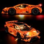 BRIKSMAX Led Lighting Kit for Lego-42196 Lamborghini Huracán Tecnica Orange - Compatible with Lego Technic Building Set- Not Include Lego Set - Image 3
