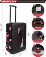 KINGTOOL Home Tool Set Kit - 286 PCS Home Auto Repair Tool Kit with Rolling Tool Box, Mechanic Tool Sets with 21V Max Cordless Power drill, Perfect for Homeowner, Diyer, Handyman - Image 8
