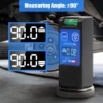 Digital Wheel Camber Gauge Alignment Tools -90° to +90°,Universal Accurate Wheel Balancing Tools with Digital Display Horizontal Bubble Tube & Reset Key, Magnetic Camber Alignment for Truck RV - Image 4