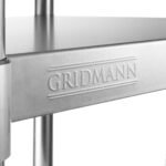 GRIDMANN Stainless Steel Kitchen Prep Table 72 x 30 Inches with Backsplash & Under Shelf, NSF Commercial Work Table for Restaurant and Home - Image 6