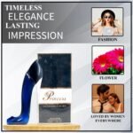 Princess Luxury High Heel Perfume Set, 2.9 oz Eau de Parfum each, 5 Piece Collection in Pink, Blue, Red, Black and Gold - Image 3