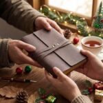 Leather Journal 4"x 6" Genuine Leather Notebook Journal for Men/Women with Giftable BOX - 300 Lined Kraft Pages Vintage Leather Bound Journal for Diary Travelling (Brown) - Image 2