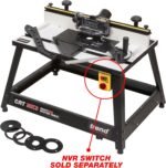 Trend CRT Portable Benchtop Router Table, Robust Construction for Workshop and Jobsite Use, 120V NVR Switch Not Included, CRT/MK3 - Image 2