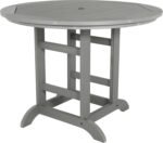 highwood AD-CNA48-CGE Hamilton 5 Piece Round Counter Height Dining Set, Coastal Teak - Image 7