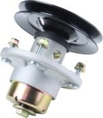 AM144608 Spindle Assembly with UC26511 Pulley Replaces John Deere AM144608 Spindle Assembly Kit, John Deere Spindle AM144608 for John Deere Z345M, Z345R, Z335E, Z335M ZTrak Mowers