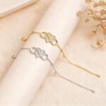 Gift for Mom Girlfriend Besite Sister Infinity Love Heart Bracelet for Women, Gold Silver Statement CZ Rhinestone Infinite Forever Bracelet Anniversary Prom Fashion Accessories Jewelry - Image 7