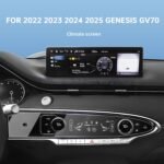 LUWU Screen Protector Compatible with 2022 2023 2024 2025 Genesis GV70 Accessories 2024 2025 Genesis GV70 2.5T/3.5T Sport Screen Protector 2025 Genesis GV70 Nano Climate Touchscreen 2PCS - Image 6