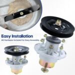 AM144608 Spindle Assembly with UC26511 Pulley Replaces John Deere AM144608 Spindle Assembly Kit, John Deere Spindle AM144608 for John Deere Z345M, Z345R, Z335E, Z335M ZTrak Mowers - Image 8