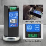 Digital Wheel Camber Gauge Alignment Tools -90° to +90°,Universal Accurate Wheel Balancing Tools with Digital Display Horizontal Bubble Tube & Reset Key, Magnetic Camber Alignment for Truck RV - Image 3
