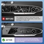 LUWU Screen Protector Compatible with 2022 2023 2024 2025 Genesis GV70 Accessories 2024 2025 Genesis GV70 2.5T/3.5T Sport Screen Protector 2025 Genesis GV70 Nano Climate Touchscreen 2PCS - Image 2