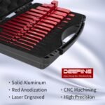 Router Table Setup Blocks Woodworking,14pcs Aluminum Precision Setup Bars Height Gauge Kit for Router Table Saw Accessories with Storage Case. - Image 4