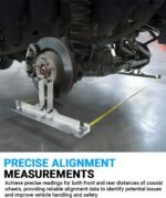 Wheel Alignment Tool with Connection Sheet, Premium Stainless Steel Toe Alignment Tool Plates for Car, Truck, SUV(Include 2 Measuring Tapes) - Image 6