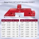 Router Table Setup Blocks Woodworking,14pcs Aluminum Precision Setup Bars Height Gauge Kit for Router Table Saw Accessories with Storage Case. - Image 3