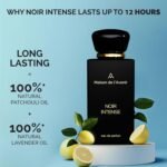 Maison de l'Avenir Noir Intense - Unisex - Cologne for Men - Perfume for Women - Aromatic Fougère - with notes of Lavender, Bergamot and Patchouli - Long Lasting - Fine Niche Fragrance - Image 2