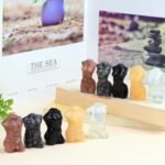 2.1 Inch Yellow Jade Female Model Sculpture Crystal Statue Goddess Figurines,Hand-Carved Body Shaped Decor Healing Crystal, Aphrodite Decor,Home Office Decoration Christmas Meditation Yoga Gifts - Image 5