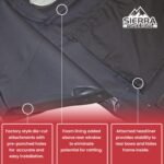 Sierra Auto Tops & Seats Convertible Top for 2004 to 2009 Nissan 350Z - Black, Cloth, Canvas - Soft Top with Heated Glass Window - Image 4