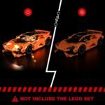BRIKSMAX Led Lighting Kit for Lego-42196 Lamborghini Huracán Tecnica Orange - Compatible with Lego Technic Building Set- Not Include Lego Set - Image 5