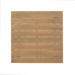 Outdoor V-Shaped 4-Piece Alum Patio Sofa Set, L-Shaped Conversation Set with Coffee Table, Aluminum Frame, Faux Wood, Outdoor Sectional Sofa Set for Garden - Image 8