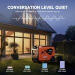 AIVOLT 8000W Dual Fuel Super Quiet Inverter Generator with Electric Start - Gas Propane Powered Portable Generator Upgraded Version for Home Backup, RV, Camping & Travel - 50 State Approved - Image 3