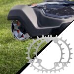 2Pcs Stainless Steel Robotic Lawnmower Spikes with 12pcs Screws for Husqvarna Automower 330/420/430X/435X/440/450X/435X AWD/550, Traction Improvement for Robot Lawnmower Wheel Size 252mm - Image 9