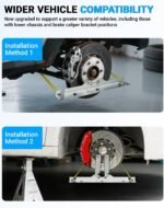 Wheel Alignment Tool with Connection Sheet, Premium Stainless Steel Toe Alignment Tool Plates for Car, Truck, SUV(Include 2 Measuring Tapes) - Image 2