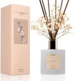 Cocorrína Reed Diffuser Set, Clean Linen 6.7 fl oz Scented Diffuser with Sticks Home Fragrance Reed Diffuser for Bathroom Shelf Decor - Image 2