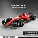 Voltz Toys Authentic Licensed 1:18 Ferrari F1 75 Remote Control Car - F1 Collection RC car Series for Kids and Adults - 2.4GHz RC Car for Gift (1:18 Ferrari F1 75) - Image 2