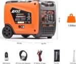 AIVOLT 8000W Dual Fuel Super Quiet Inverter Generator with Electric Start - Gas Propane Powered Portable Generator Upgraded Version for Home Backup, RV, Camping & Travel - 50 State Approved - Image 9