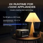 EF ECOFLOW Portable Power Station RIVER 3 Plus, 286Wh/12800mAh LiFePO4 Battery, 3 Up to 1200W AC Outlets, - Image 6