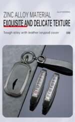Zinc alloy Key Fob Cover with Keychain Key Case Shell Protection Fit for Genesis GV60 GV80 G70 G90 5/6/7/8 Buttons - Image 4