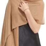 Luxury Cashmere Shawl and Wrap for Women, All-Season Pashmina Scarf Travel Blanket Large Cashmere Wool Blend Shawl
