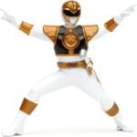 Jada Toys Power Rangers 1:24 2002 Honda NSX Type-R Japan Spec Die-cast Car with 2.75" White Ranger Figure, Toys for Kids and Adults - Image 7