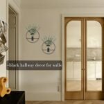 GREENTIME 4 Pcs Hanging Planters with 15in Artificial Eucalyptus Plants for Indoor Outdoor Home Bathroom Living Room Wall Decor (Black, Circle) - Image 6