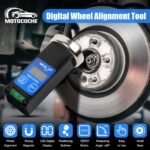 Digital Wheel Camber Gauge Alignment Tools -90° to +90°,Universal Accurate Wheel Balancing Tools with Digital Display Horizontal Bubble Tube & Reset Key, Magnetic Camber Alignment for Truck RV - Image 2