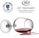 Bormioli Rocco 18oz Red Wine Glasses, Crystal Clear Star Glass, Laser Cut Rim For Wine Tasting, Elegant Party Drinking Glassware, Restaurant Quality (Set of 4) - Image 5